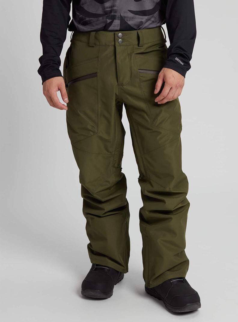 Deep Green Burton Vent GORE-TEX 2L Men's Ski Pants | WHRIBJ326