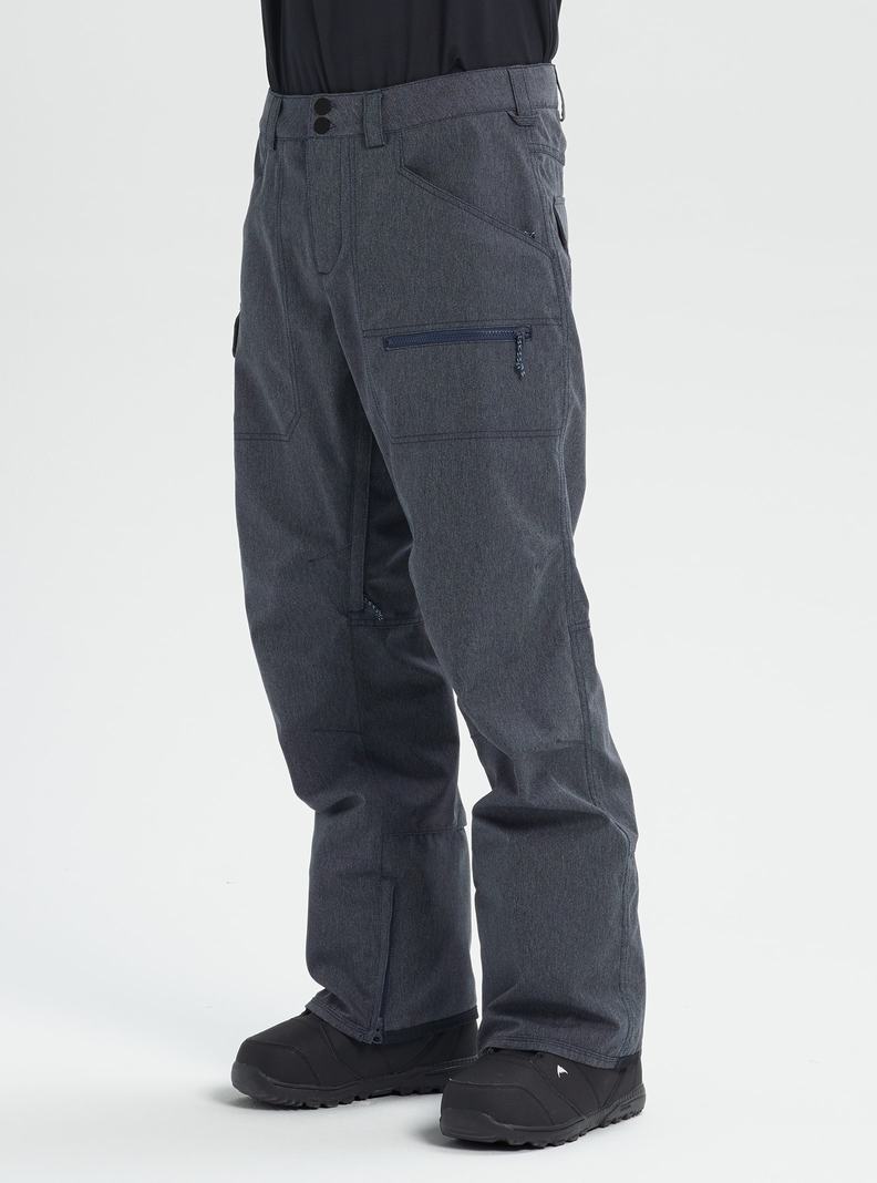 Deep Grey Burton Covert 2L Men's Ski Pants | EZWPOV451