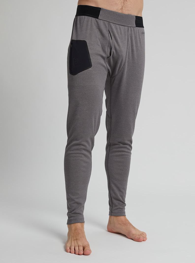 Deep Grey Burton [ak] Baker Power Wool™ Men's Base Layer Pants | DIPCTE208