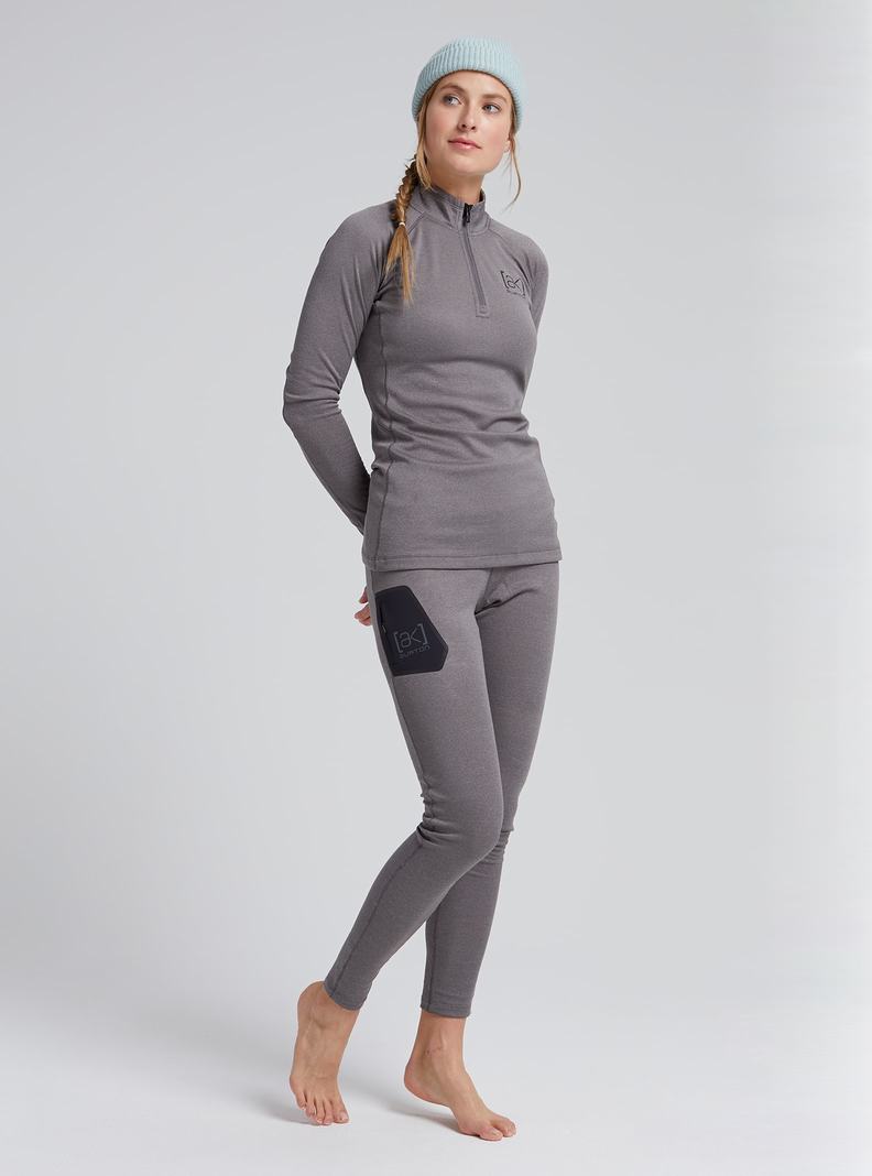 Deep Grey Burton [ak] Baker Power Wool™ Women's Base Layer Pants | KTIZDQ965