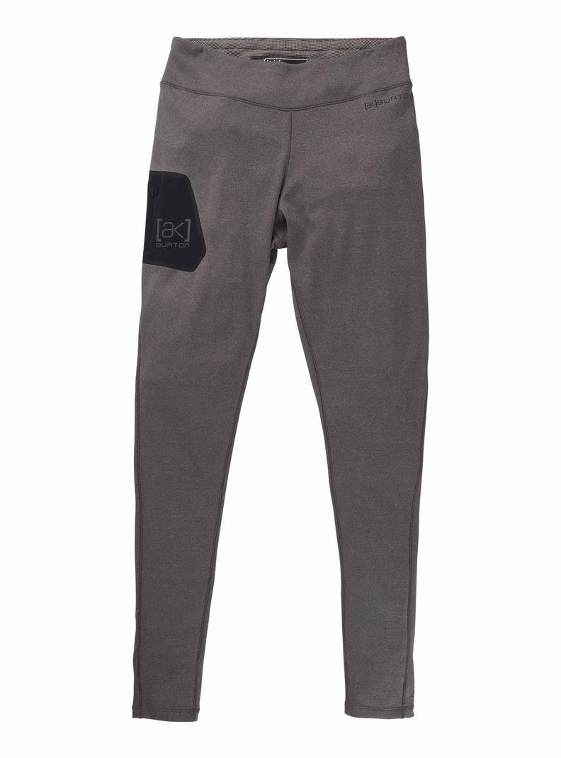 Deep Grey Burton [ak] Baker Power Wool™ Women\'s Base Layer Pants | KTIZDQ965