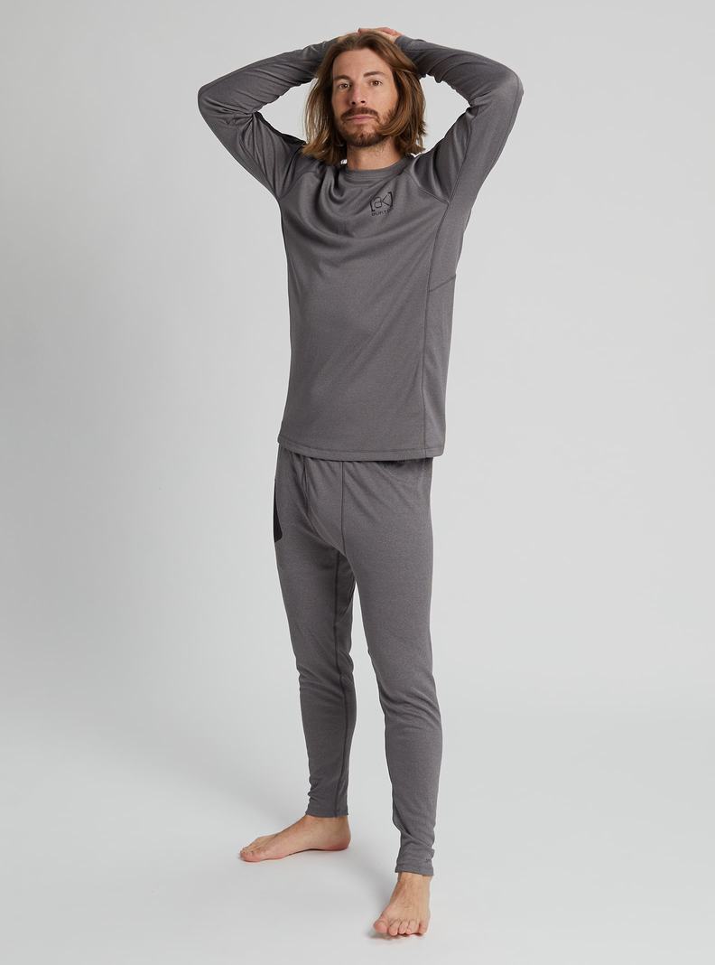 Deep Grey Burton [ak] Baker Power Wool™ Crewneck Men's Base Layer Top | UCBPDH360