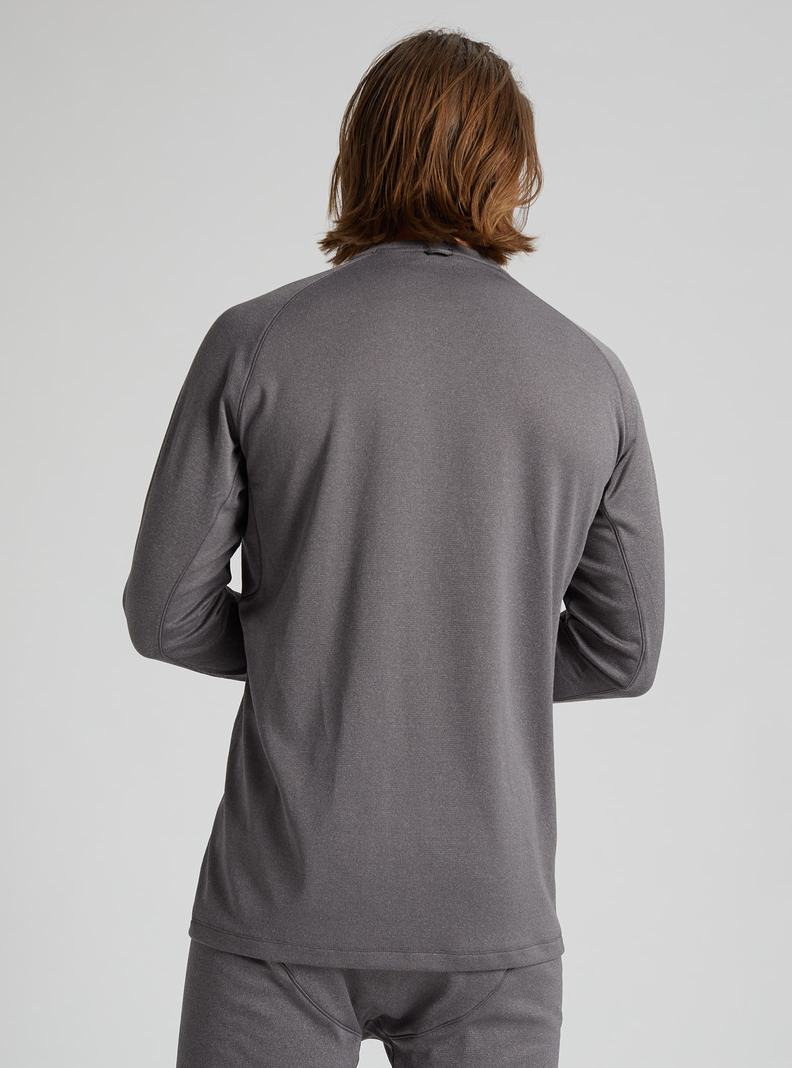 Deep Grey Burton [ak] Baker Power Wool™ Crewneck Men's Base Layer Top | UCBPDH360