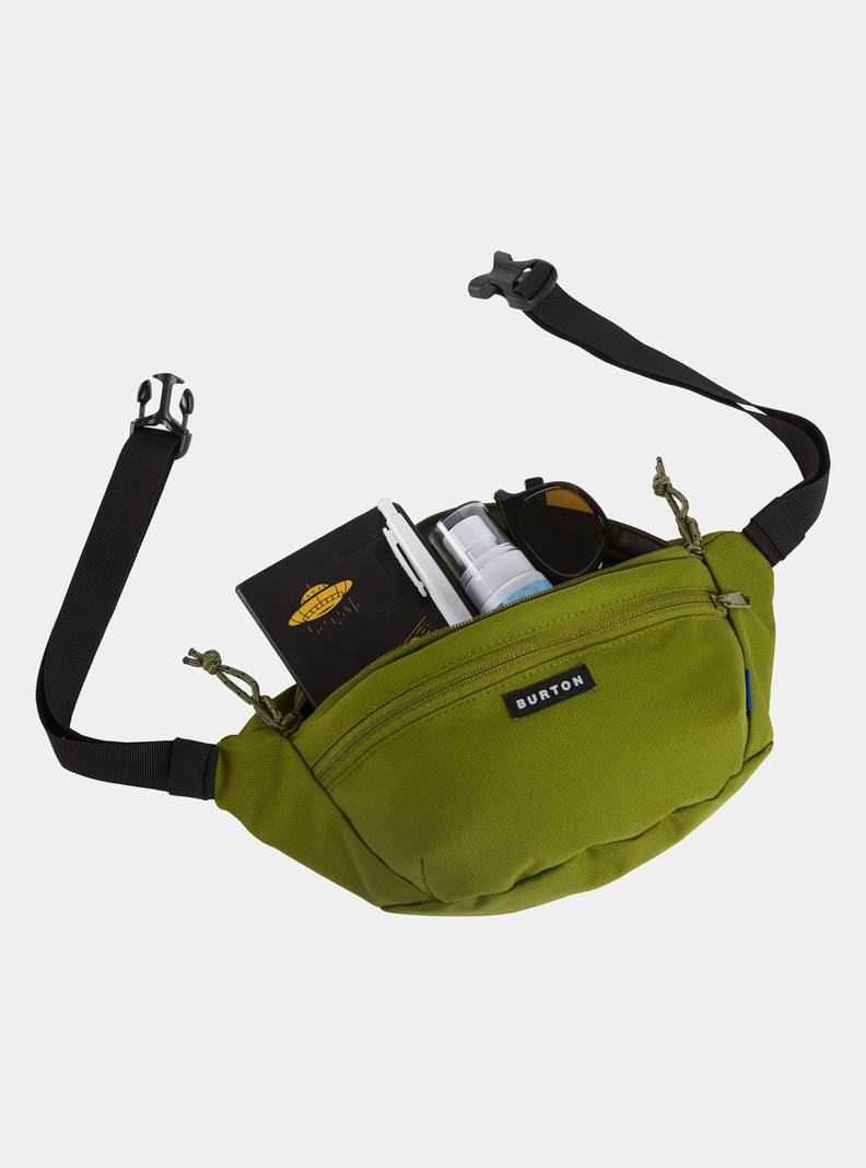 Green Burton 3L Hip Pack Unisex Backpacks | WSVFHX597