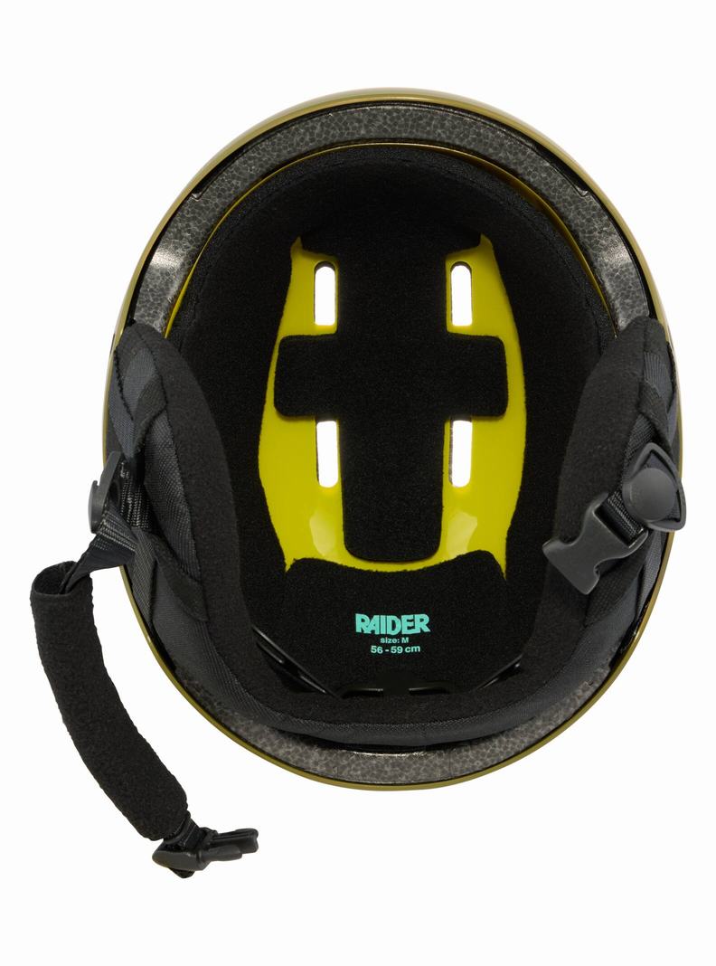 Green Burton Anon Raider 3 Men's Snowboard Helmets | NPBALD186