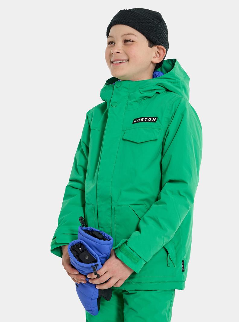 Green Burton Dugout 2L Kids' Ski Jackets | NSGCPZ328