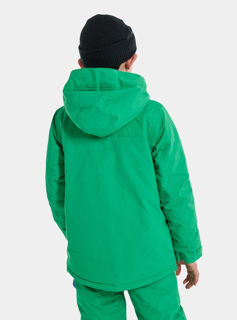 Green Burton Dugout 2L Kids' Ski Jackets | NSGCPZ328