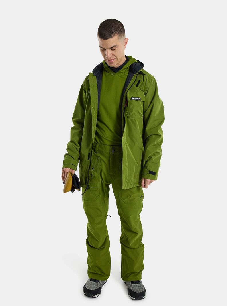 Green Burton Dunmore 2L Men's Ski Jackets | YUPMCI638