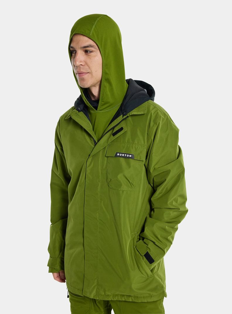 Green Burton Dunmore 2L Men's Ski Jackets | YUPMCI638