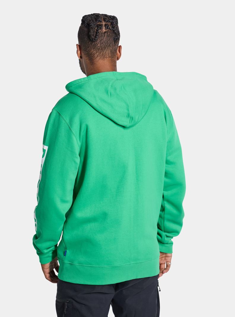 Green Burton Elite Full-Zip Men's Hoodies | ESHYMJ621