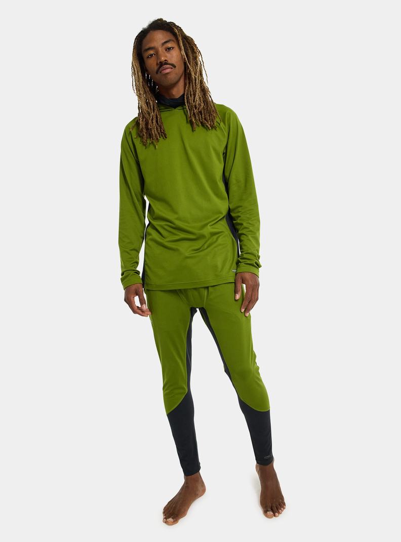 Green Burton Midweight X Base Layer Pants Men's Base Layer Pants | ZVXRGW951