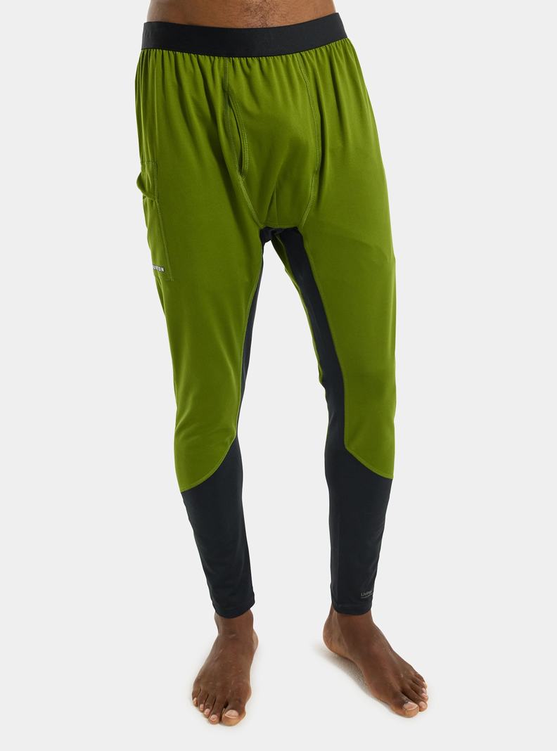 Green Burton Midweight X Base Layer Pants Men's Base Layer Pants | ZVXRGW951