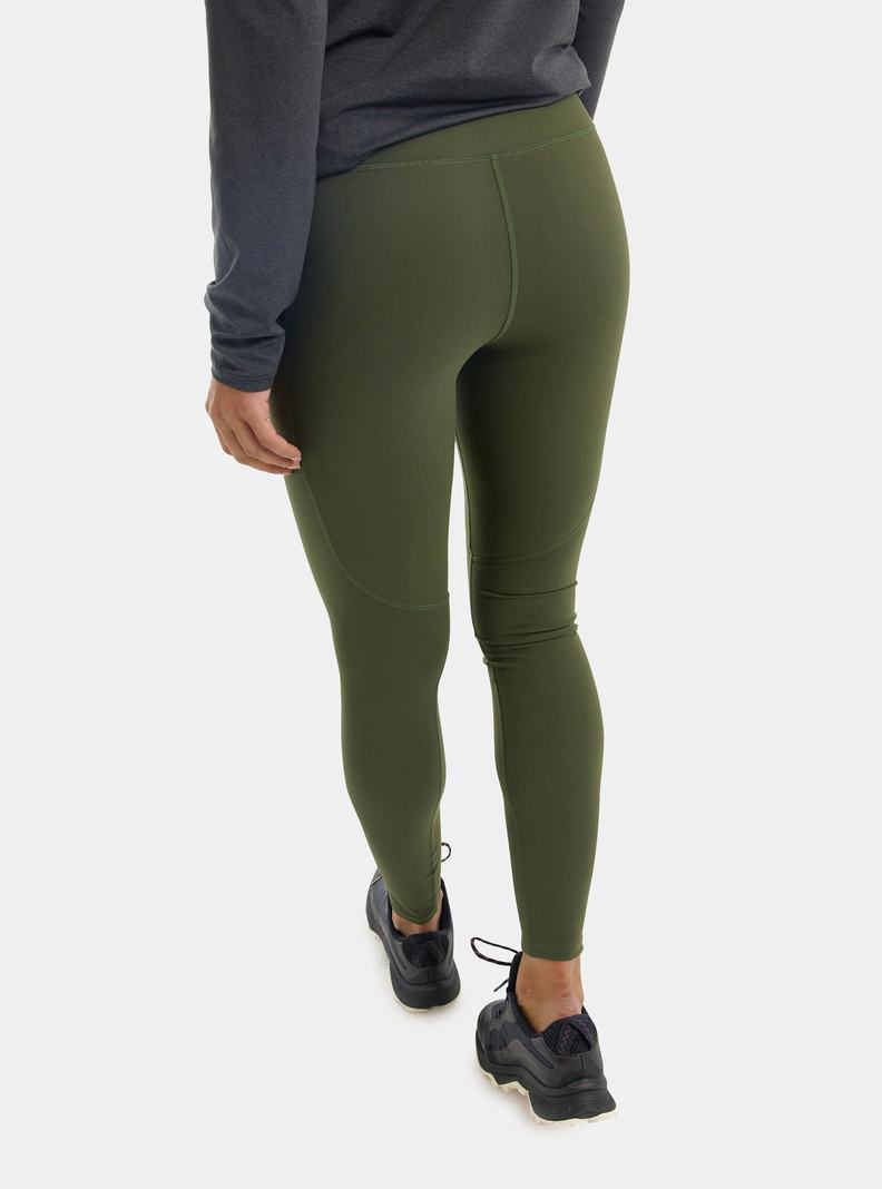 Green Burton Multipath Pocket Women's Leggings | UPFCBI789