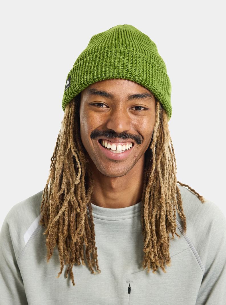 Green Burton Recycled Waffle Men's Beanie | QASHRC165