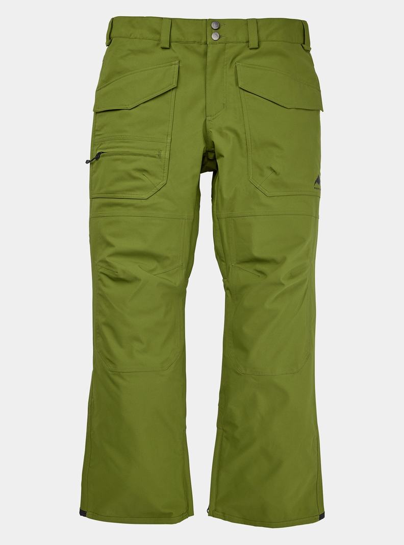 Green Burton Southside 2L (Slim Fit) Men\'s Ski Pants | ZEQIGX754