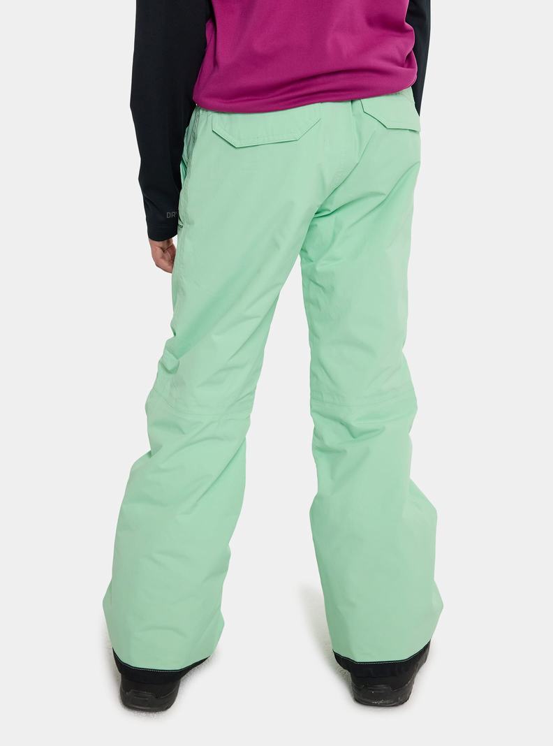 Green Burton Sweetart 2L Kids' Ski Pants | DJKMEL158