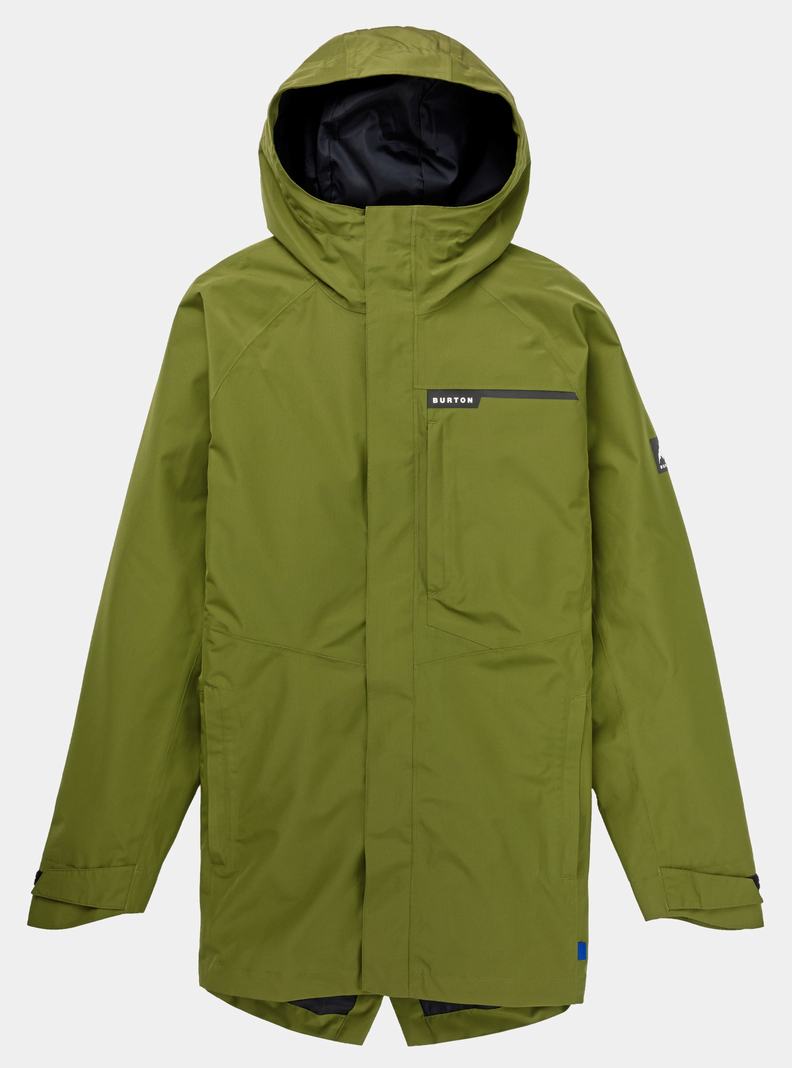 Green Burton Veridry 2L Rain Men\'s Ski Jackets | QRXYJW609