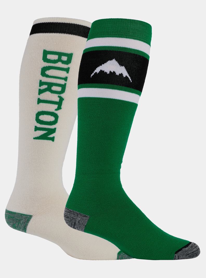 Green Burton Weekend Midweight (2 Pack) Men\'s Socks | KGFIHC285