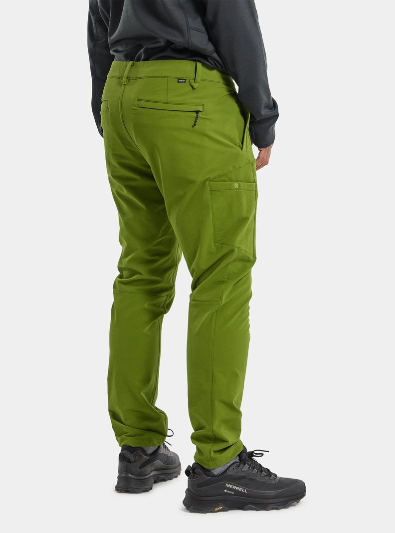 Green Burton Winter Shelter Brushed Men's Pants | POXKIC709