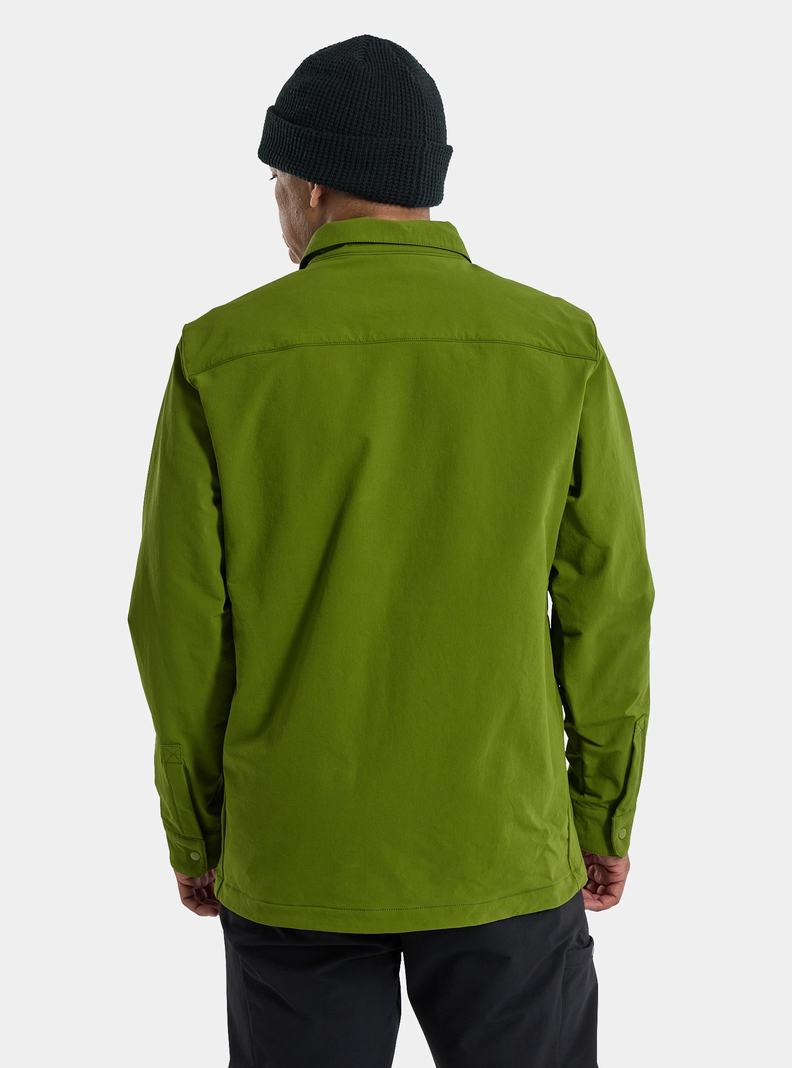 Green Burton Winter Shelter Three-In-One Top Men's Shirts | MAVGPW397