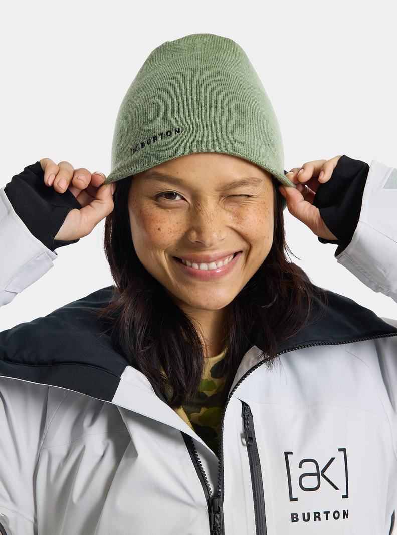 Green Burton [ak] Tech Women's Beanie | XTSONH243