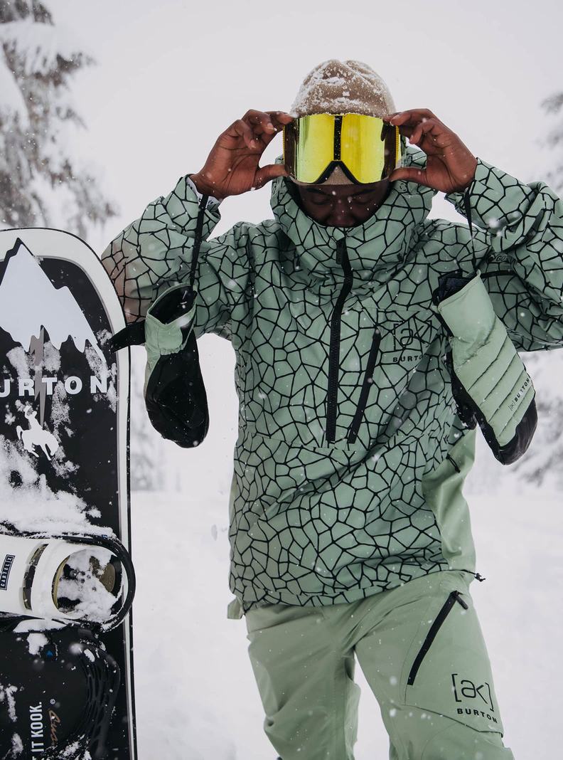 Green Burton [ak] Velocity GORE‑TEX 2L Anorak Men's Ski Jackets | OZPAJR187