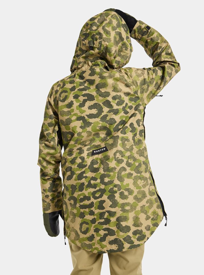 Green / Camo Burton Lalik 2L Women's Ski Jackets | JAEGXL940