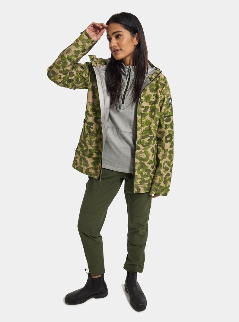 Green / Camo Burton Multipath GORE-TEX 2L Women's Ski Jackets | BLMIPQ167