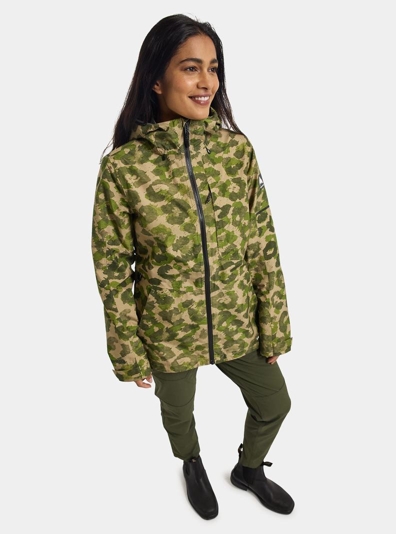 Green / Camo Burton Multipath GORE-TEX 2L Women's Ski Jackets | BLMIPQ167