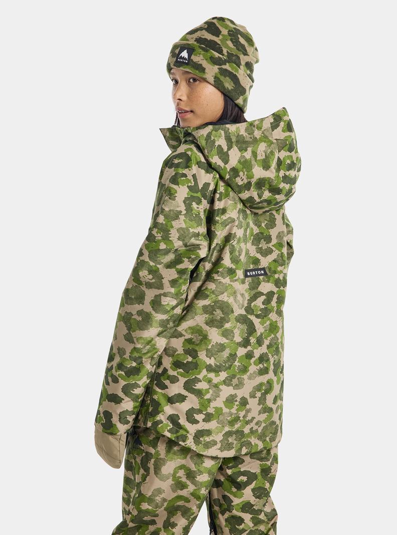 Green / Camo Burton Powline GORE‑TEX 2L Insulated Women's Ski Jackets | LGWMUT719