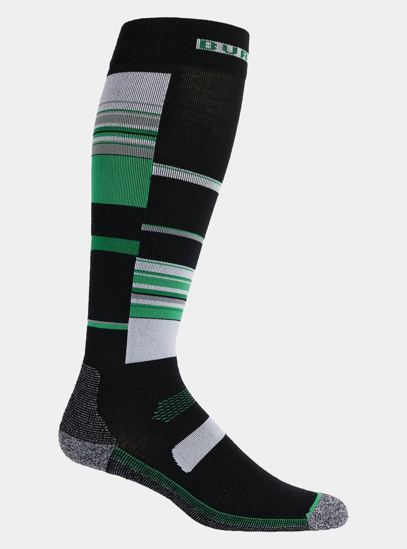 Green Stripes Burton Performance Ultralight Men\'s Socks | RLJHGI583