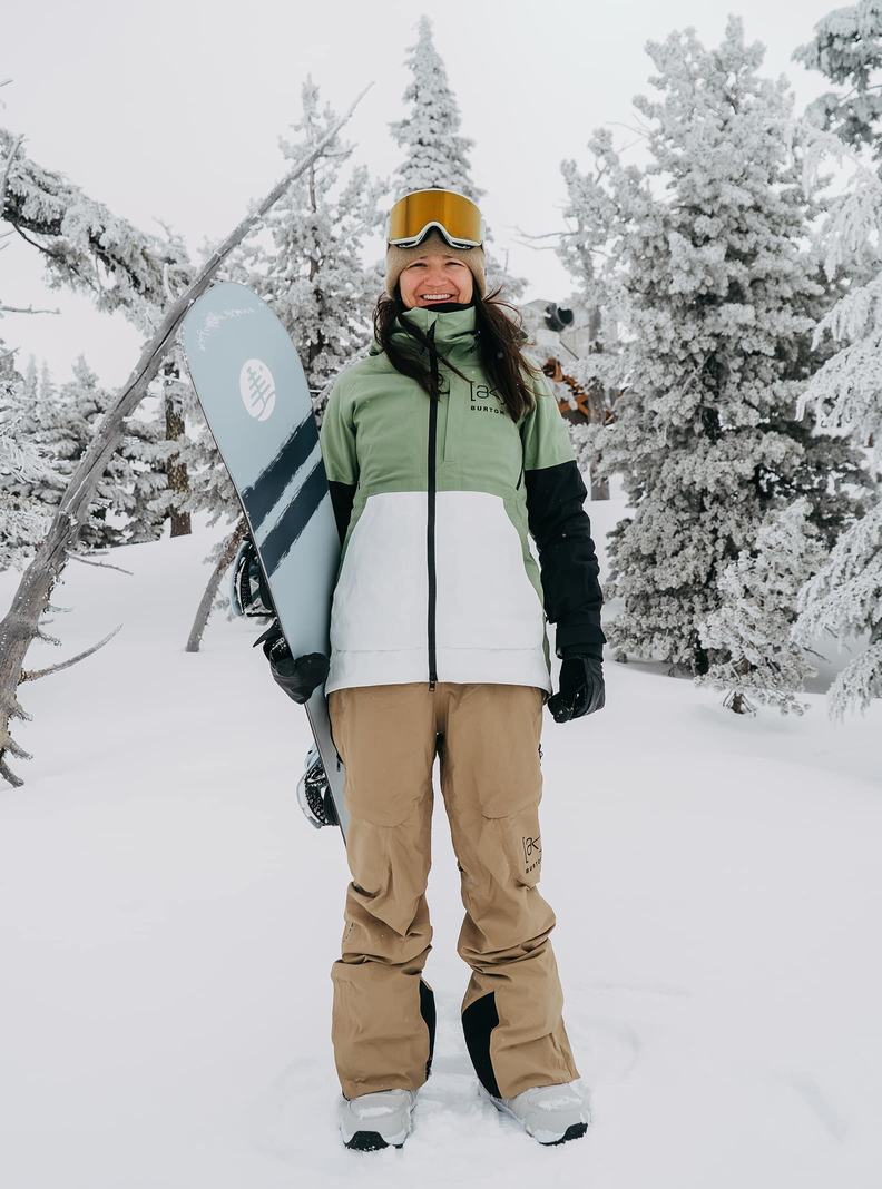 Green / White / Black Burton [ak] Kimmy GORE-TEX 3L Stretch Women's Ski Jackets | EMUPSY981