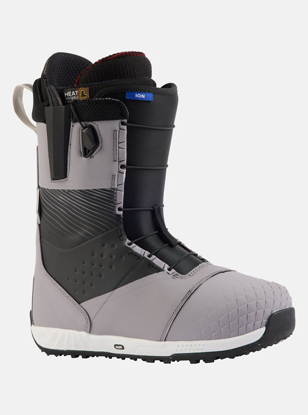 Grey / Black Burton Ion (Wide) Men\'s Snowboard Boots | RDMLSU736