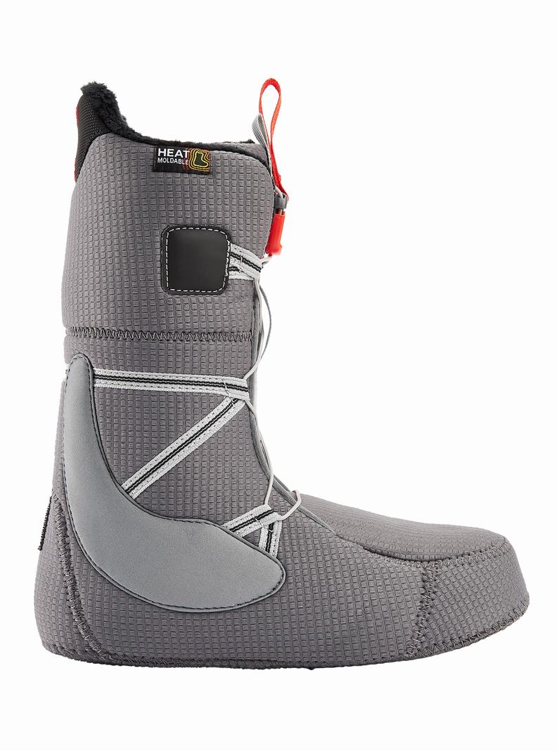 Grey / Black Burton Moto BOA® Men's Snowboard Boots | LKVADF821