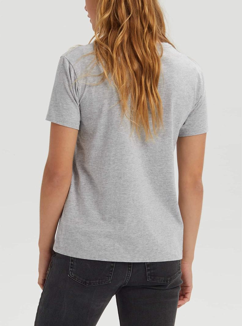 Grey Burton Classic Short Sleeve Pocket Women's T-Shirts | PHCBQM482