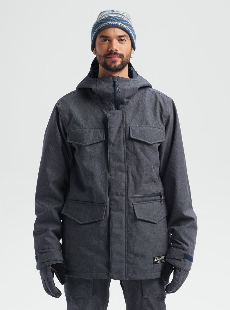 Grey Burton Covert 2L Men's Ski Jackets | XOMNSH179