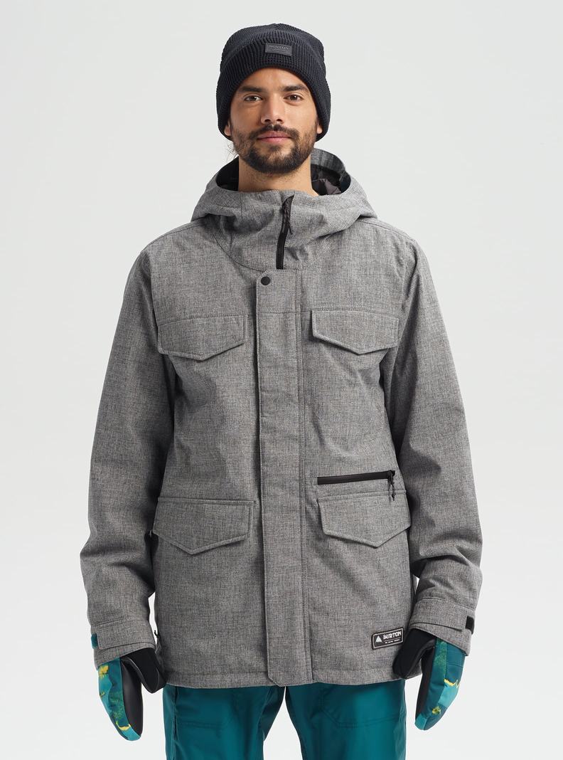 Grey Burton Covert 2L (Slim Fit) Men's Ski Jackets | GFDXMI607