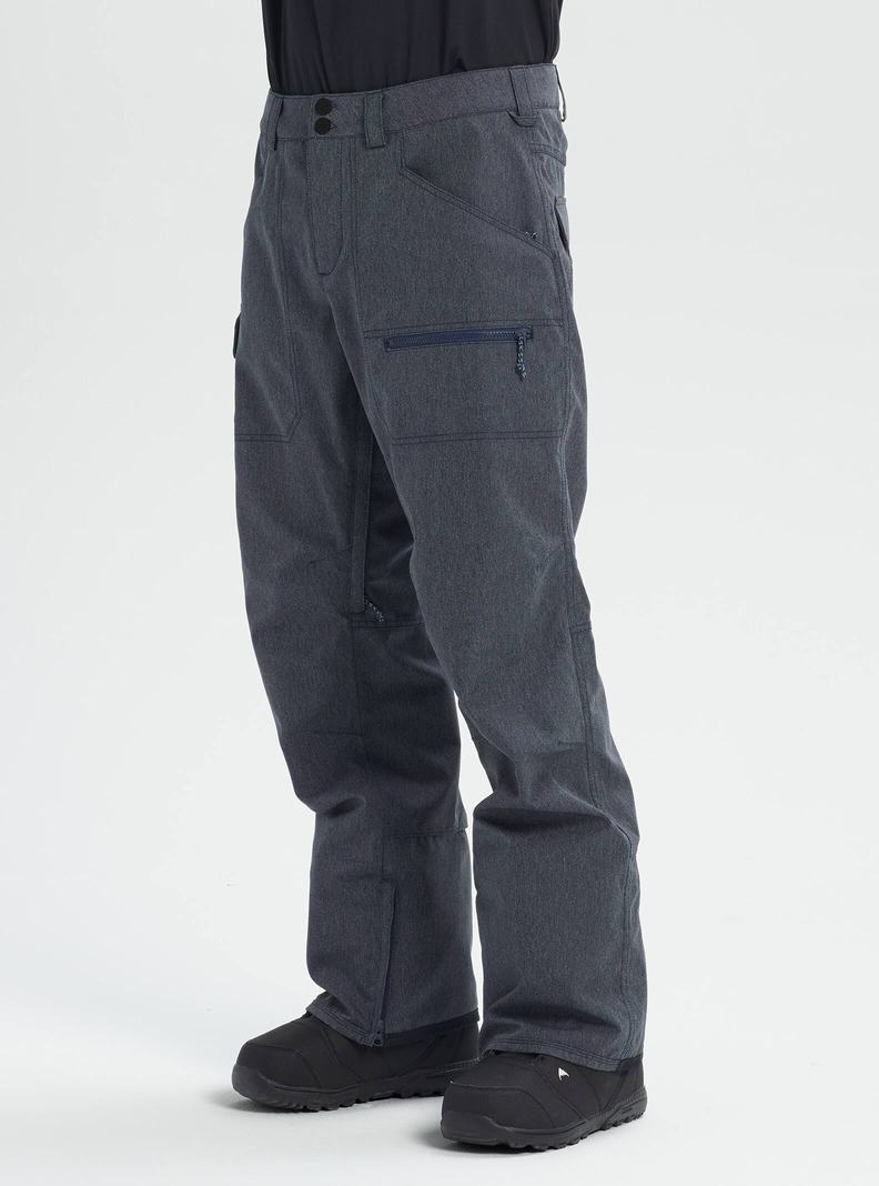 Grey Burton Covert Insulated Men's Ski Pants | YSKUFE075