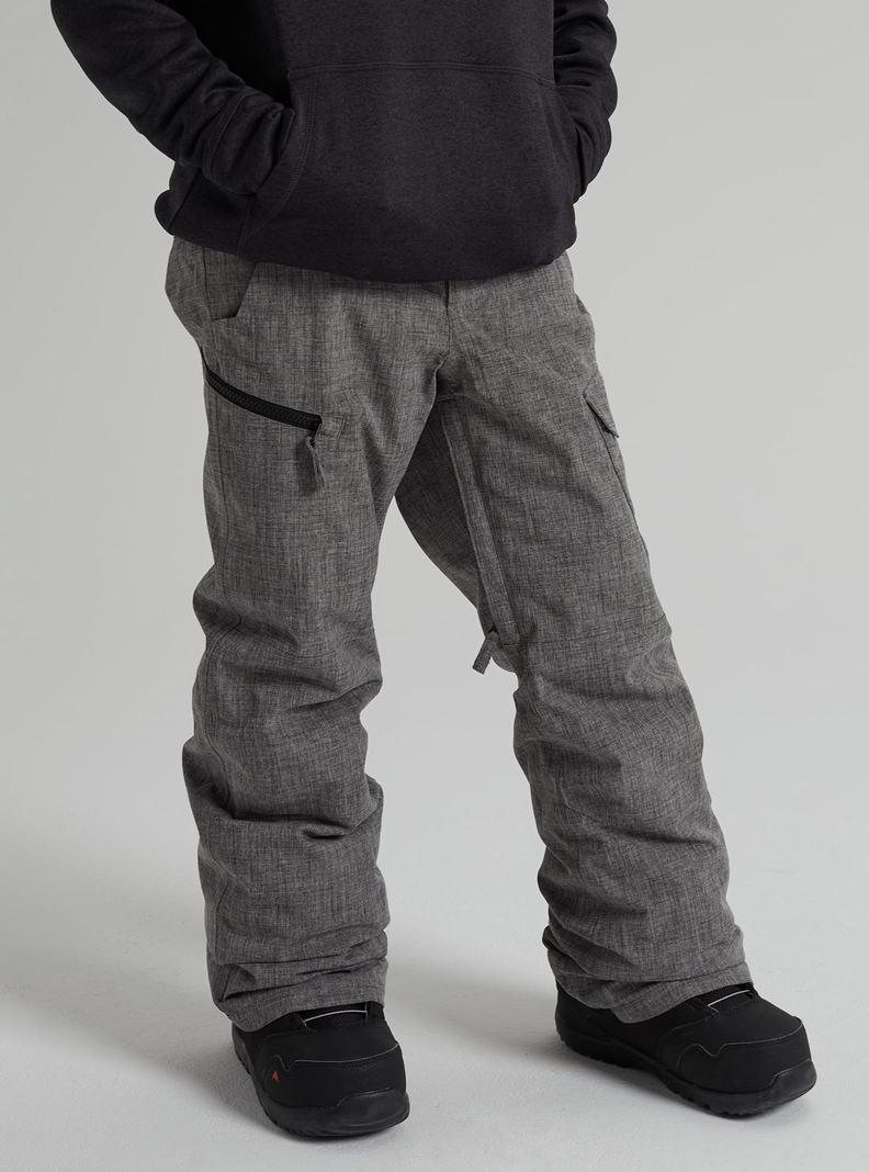 Grey Burton Exile 2L Cargo Kids' Ski Pants | TZDWQC752