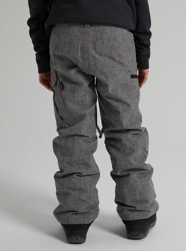 Grey Burton Exile 2L Cargo Kids' Ski Pants | TZDWQC752