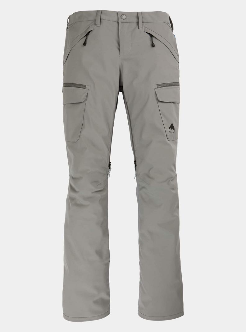 Grey Burton Gloria Stretch 2L (Short) Women\'s Ski Pants | KWESOP784