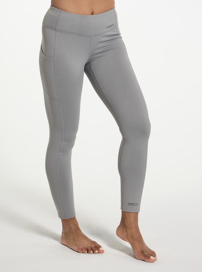 Grey Burton Heavyweight X Base Layer Pants Women's Base Layer Pants | KBQJAR974