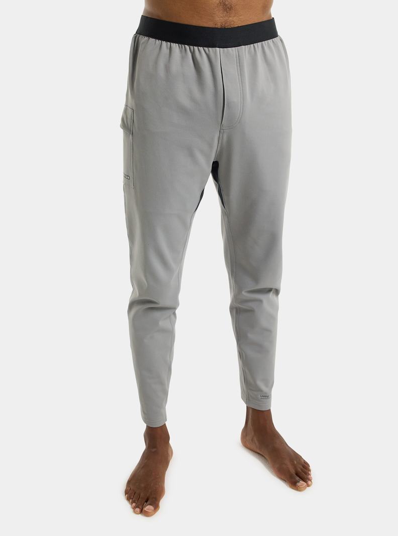 Grey Burton Heavyweight X Base Layer Pants Men's Base Layer Pants | VOYRXC346