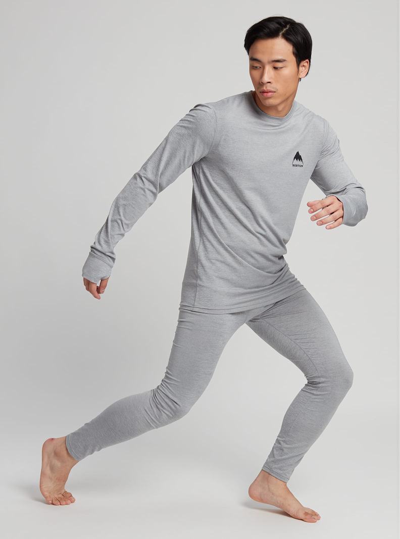 Grey Burton Lightweight X Men's Base Layer Top | EUNKQV294