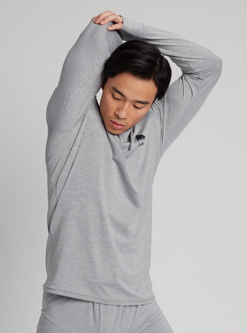 Grey Burton Lightweight X Men's Base Layer Top | EUNKQV294