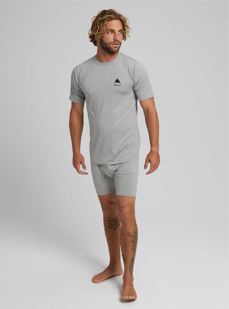 Grey Burton Lightweight X Men's Base Layer Top | TPAHXU097