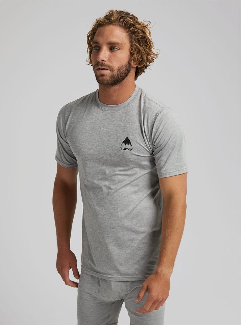 Grey Burton Lightweight X Men's Base Layer Top | TPAHXU097