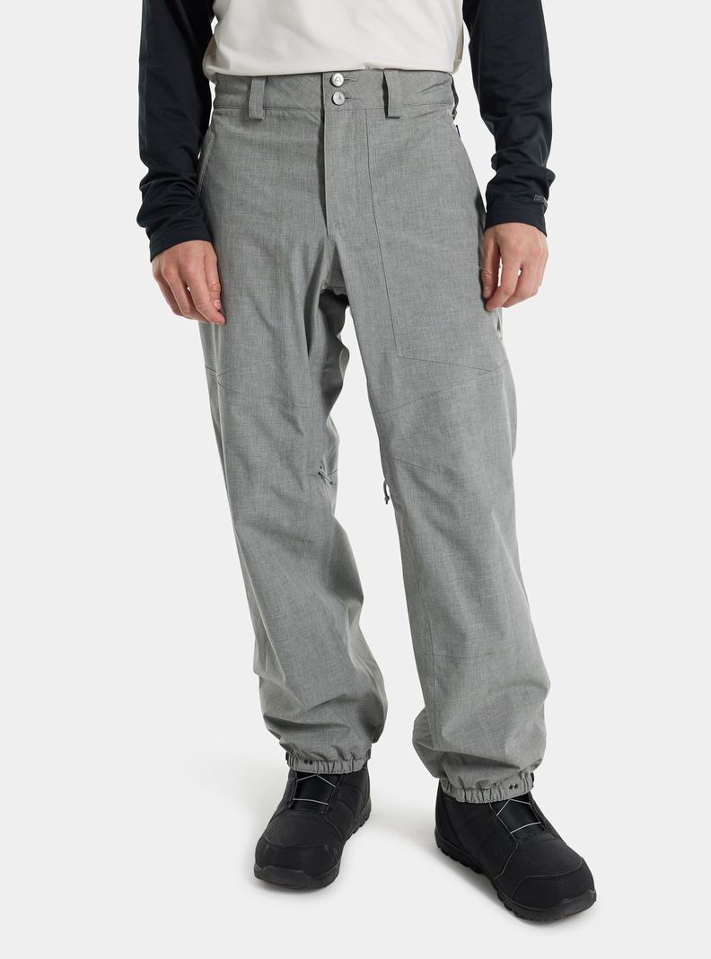 Grey Burton Melter Plus 2L Men's Ski Pants | MHWXNP184