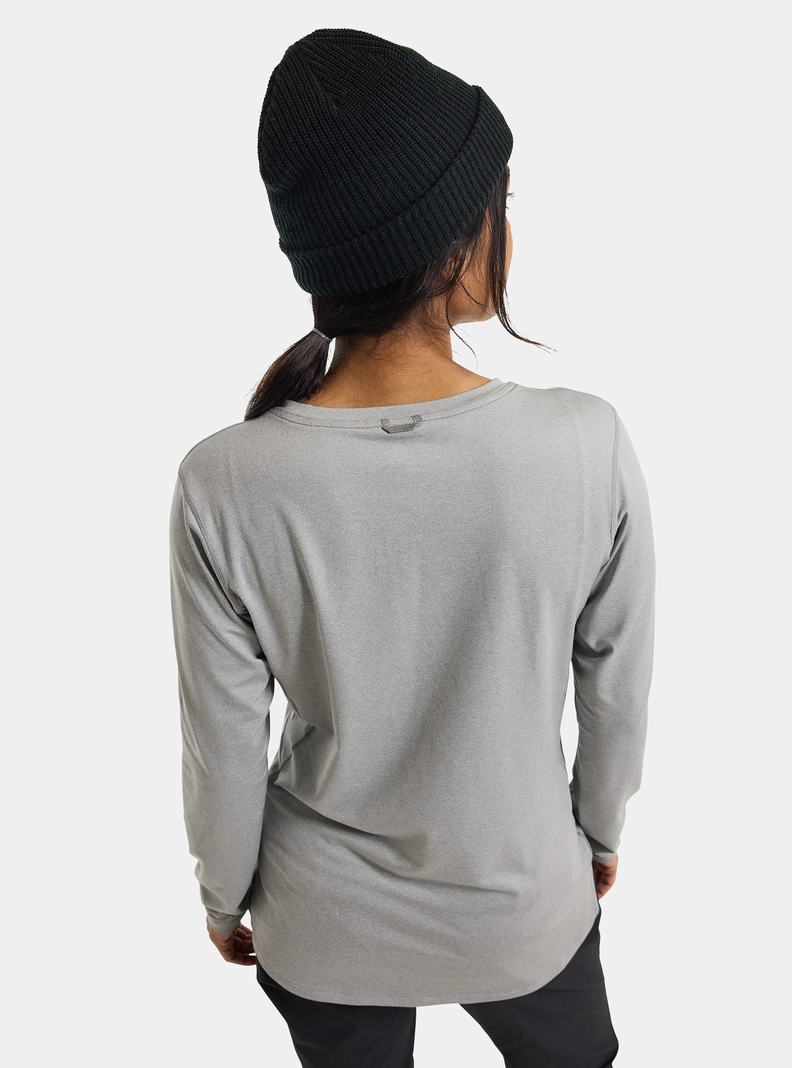 Grey Burton Multipath Essential Tech Long Sleeve Women's Base Layer Top | COVDLY456