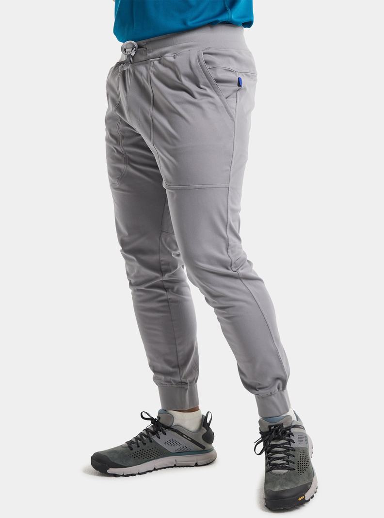 Grey Burton Multipath Jogger Men's Pants | QBMPUH987